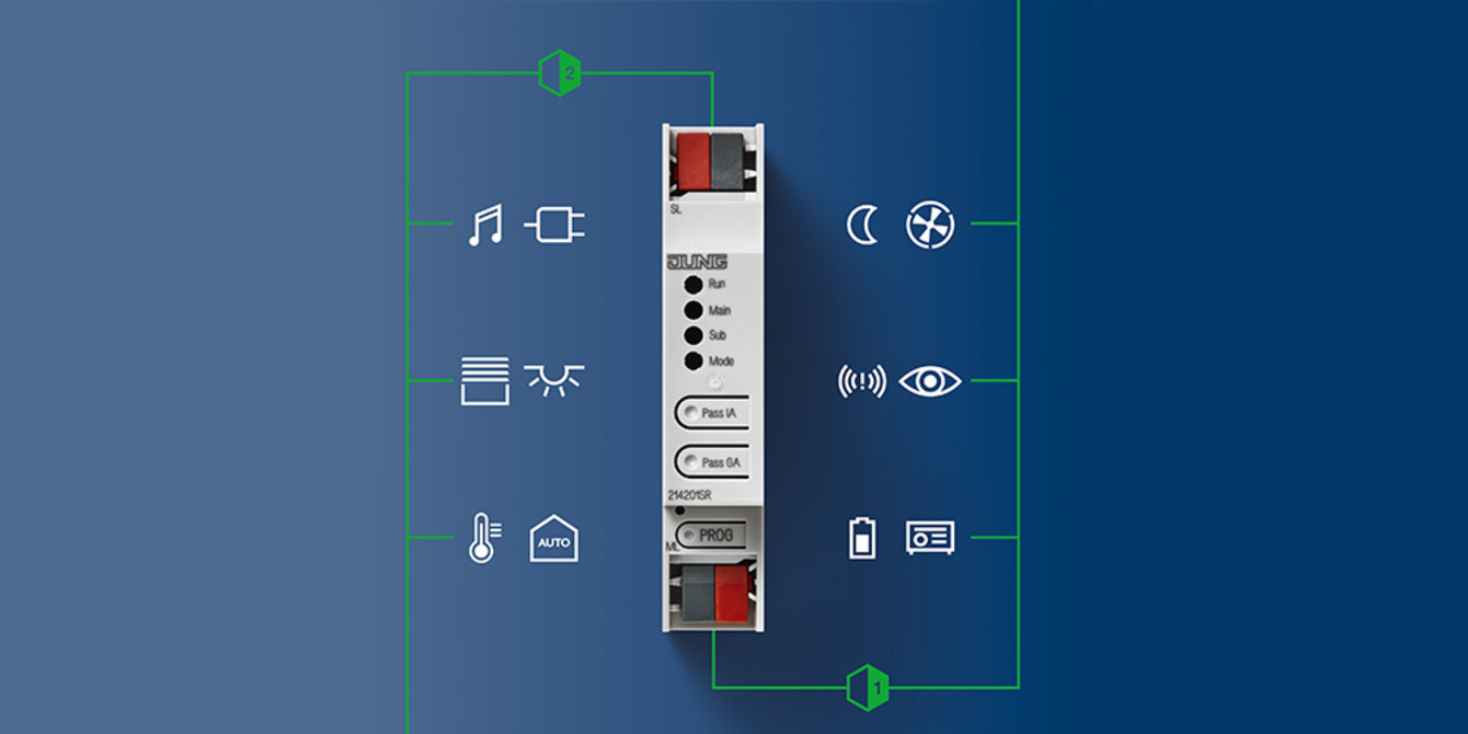 KNX Bereichs- und Linienkoppler bei Breitmeier Elektroanlagen in Schönwölkau